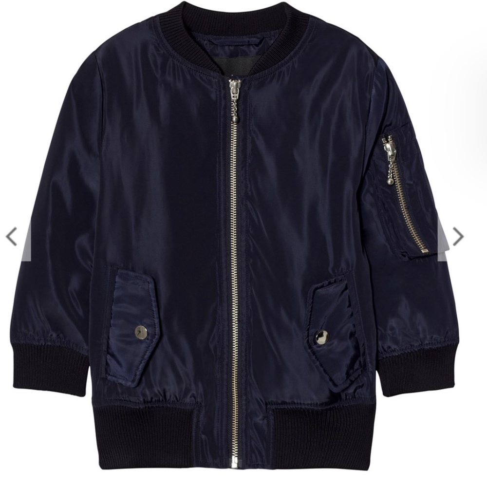 LITTLE REMIX Navy Bomber Jacket